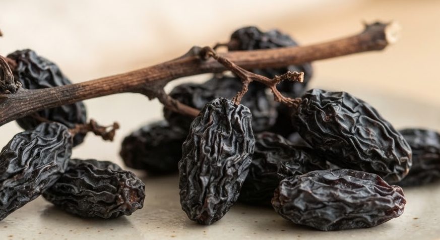 Black Raisins — detail view